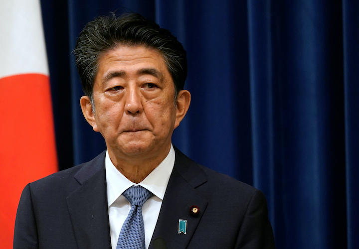 安倍晋三首相が体調悪化で辞任へに関する画像